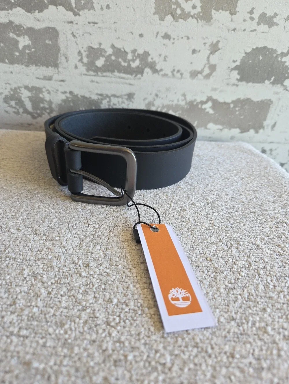 NWT Timberland Black Full Grain Leather Classic Belt 42